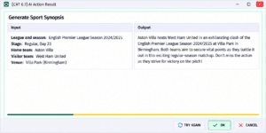 AI Action Result_ Sport Synopsis